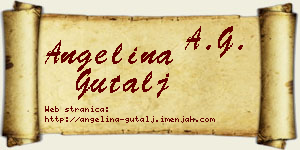 Angelina Gutalj vizit kartica